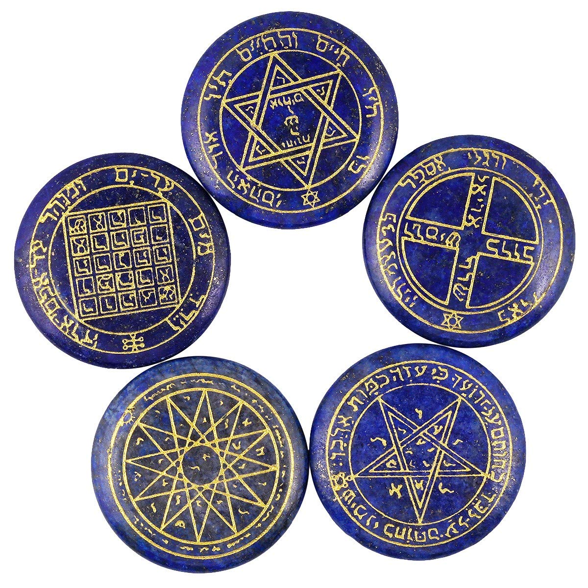 Amazon.com: Rockcloud Healing Crystal Lapis Lazuli Solomon